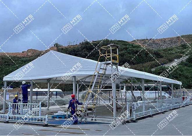 抗风11级的华烨铝合金蓬房：核电站项目的理想选择