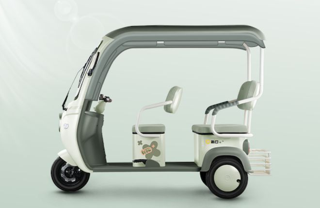 推荐三款接娃电动车配豪华座椅遮风挡雨续航60-120公里！(图8)