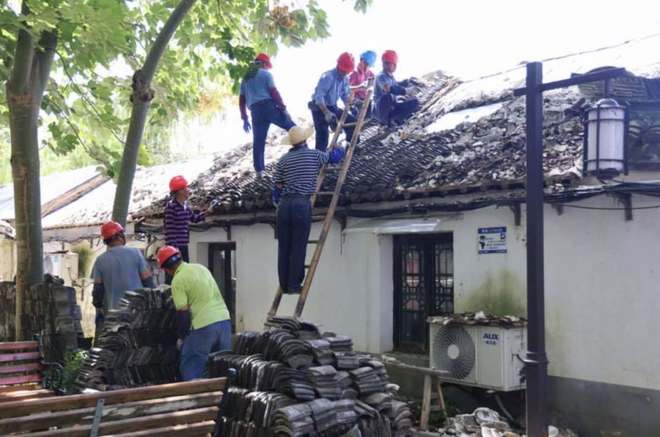 金山这项工程预计9月完工