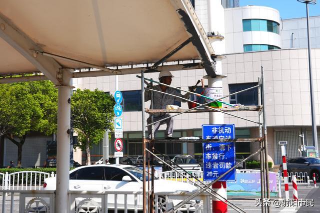 盐城市区123处遮阳雨棚改造焕新(图4)